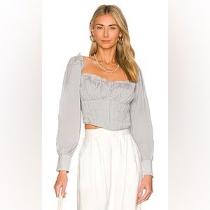 Amber Top
ASTR the Label

Color: Dusty Blue
Size: S